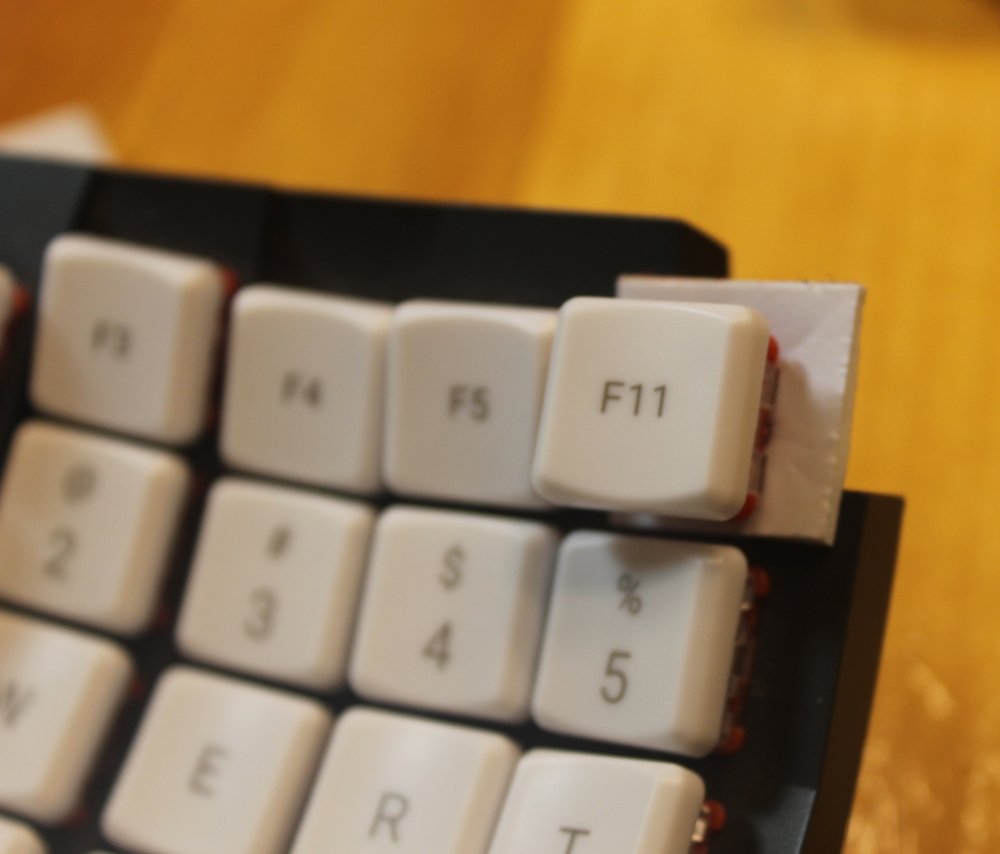 Key mounting test.